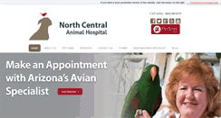 Desktop Screenshot of northcentralanimalhospital.com